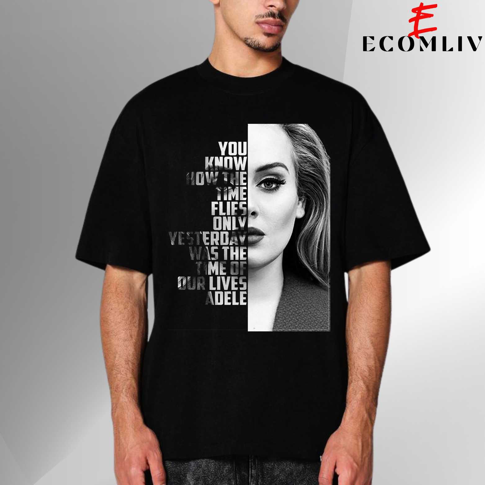 Adele Vintage T-Shirt, Unisex Tee, Streetwear Fashion Outfit